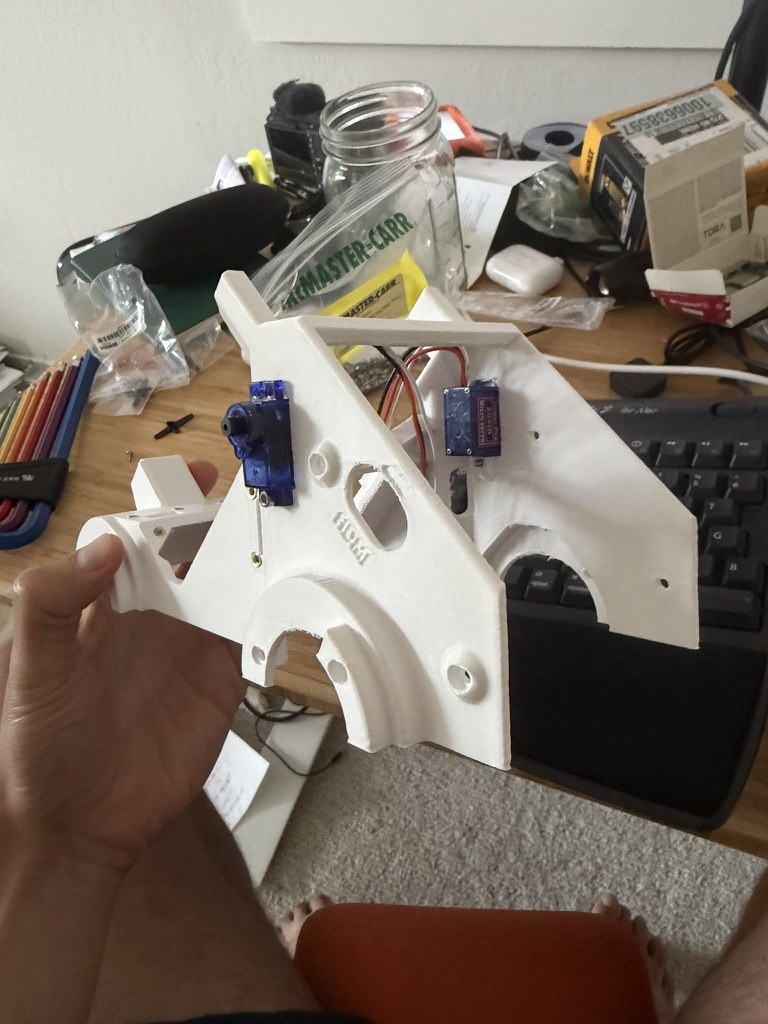 Printed Pupper shell with ear servos